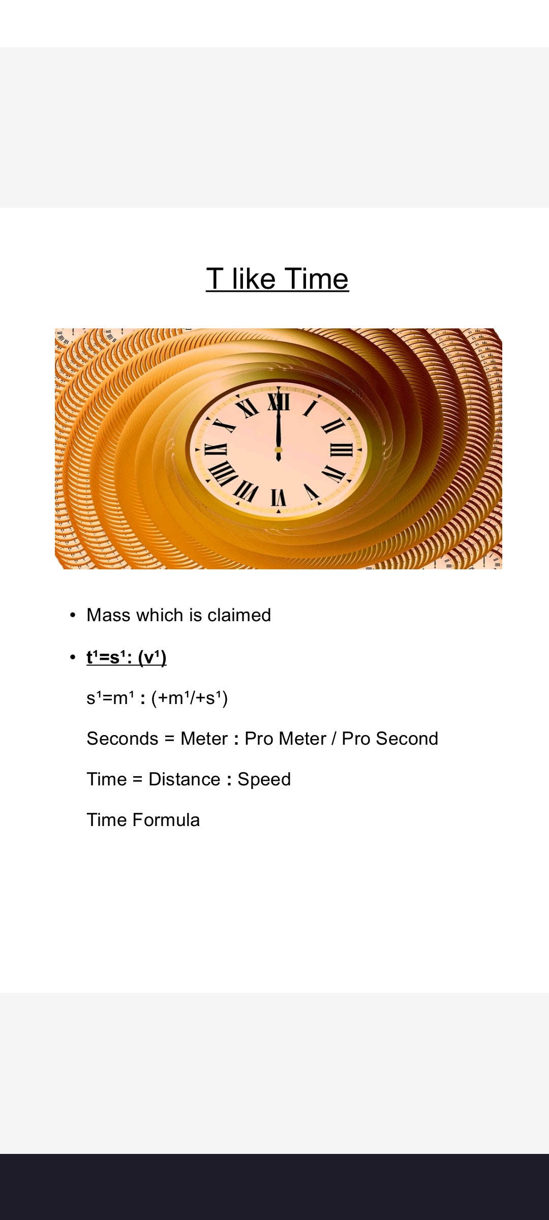 PHYSICS ABC INCL. E/V³=M•(V¹) DYNAMICS FORMULA (V³ Volume and V Volt, v¹ Speed, V⁴ Input and v⁴ Output)